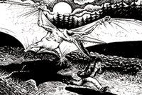 Night Raven, by Richard Svensson, from Fortean Times 296