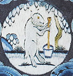 Rabbit working with mortal and pestel on the moon