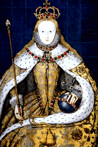 Elizabeth 1, image taken from Fortean Times 345, October 2016