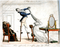 Satirical print re big hair ca 1750, copied from FT435