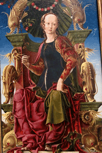 Calliope by Cosimo Tura, shot in the London National Gallery by Jim McPherson, Aug 2017