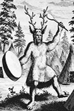 Nicolaes Witsen's 1692 depiction of a Siberian shaman, taken from the Free Dictionary on Shamanism 