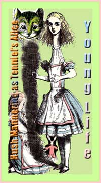 Collage of John Tenniel's Illustrations for Alice in Wonderland, 1946 edition; scanned in and prepared on PHOTOSHOP by Jim McPherson, 2007