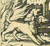 [AN IMAGE OF A THREE-HEADED HELLHOUND, TAKEN FROM THE WEB]
