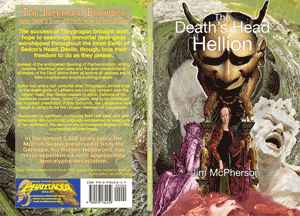 Rollover of Hellion cover and the same without text or foreground images