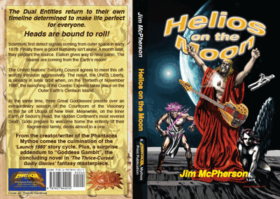 Covers for Helios on Moon print edition, artwork by Ricardo Sandoval, 2014