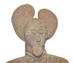 fat-eared idol dug up in 1990s at Glauberg, Germany