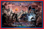 Promo for Kitty Clysm graphic novel, artwork by Verne Andru, 2014