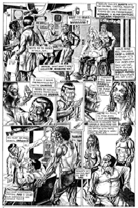 page 1, pH-7, art by Ian Bateson ca 1979/80