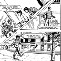 Ian Fry, artwork from Forever and Forty Days, 1990