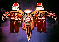 Raven Transformer Mask spotted and shot at YVR by Jim McPherson, 2007