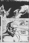 Dark Sedon retalliating from the PHANTACEA Graphic Novel, artwork by Ian Fry 1985-1989