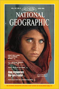 National Geographic Cover for June 1985,  image taken from Web